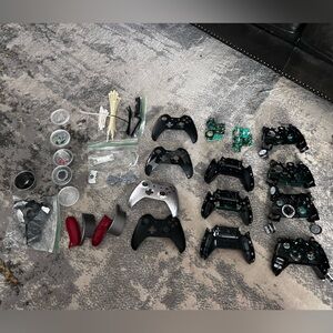 Xbox One/ Series X Controller Parts Lots - Faceplates, Boards, Buttons, Repair